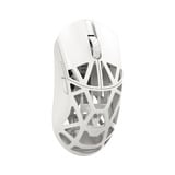 WLMouse Beast X Pro - Milky White - Solid Sides gaming muis Wit, 30.000 dpi, 8K