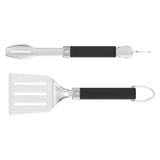 Weber Portable barbecuetang en spatelset grillbestek Roestvrij staal/zwart