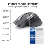 ACT Connectivity Draadloze multi-connect muis Zwart, 800 - 4800 DPI, 2.4 GHz / Bluetooth