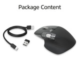 ACT Connectivity Draadloze multi-connect muis Zwart, 800 - 4800 DPI, 2.4 GHz / Bluetooth