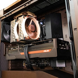 ALTERNATE Studio Ryzen 9 - RTX 5080 Workstation pc-systeem Powered by ASUS Zwart/houtkleur | R9 9900X | RTX 5080 | 32 GB | 2 TB SSD