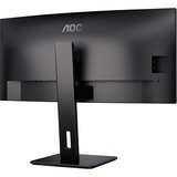 AOC CU34P3CV 34" Curved UltraWide monitor Zwart, HDMI, DisplayPort, RJ-45