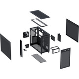 ASUS ASUS PRIME AP303 MESH BLACK midi tower behuizing Zwart | 2x USB-A | 1x USB-C