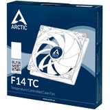Arctic F14 TC case fan Wit/zwart