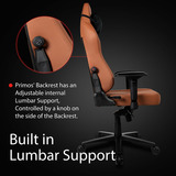 Arozzi Primo - Full Premium Leather - Brown gamestoel Bruin