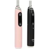 Braun Oral-B iO Series 6 Duo elektrische tandenborstel Zwart/roze, Black Lava/Pink Sand, incl. 2x Handvat