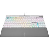 Corsair K70 PRO White, gaming toetsenbord Wit, US lay-out, Corsair OPX, RGB leds, PBT double-shot