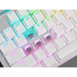 Corsair K70 PRO White, gaming toetsenbord Wit, US lay-out, Corsair OPX, RGB leds, PBT double-shot