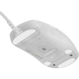 Endgame Gear OP1 RGB Gaming Muis - White Frost Wit/transparant, 50 - 26.000 DPI, RGB led