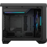 Fractal Design Torrent Nano RGB Black TG Light Tint midi tower behuizing Zwart | 2x USB-A | 1x USB-C | RGB | Tempered Glass