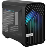 Fractal Design Torrent Nano RGB Black TG Light Tint tower-behuizing Zwart, Window-kit, RGB led