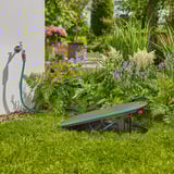 GARDENA Undercover slangenbox RollUp M, 20 meter slanghaspel Zwart/turquoise
