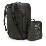 Jack Wolfskin TECTON DUFFLE 65 rugzak Olijfgroen