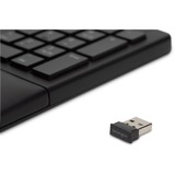 Kensington Pro Fit Ergo Wireless Keyboard & Mouse, desktopset Zwart, US lay-out