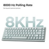 Keychron Q16 HE 8K Magnetic Switch Keyboard Blauw, US lay-out (QWERTY), Keychron Ultra-Fast Lime, 65%, RGB, Hot swap, 8K