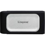 Kingston XS2000 Portable 500 GB externe SSD Zilver/zwart, SXS2000/500G, USB-C 3.2 (20 Gbit/s)