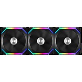 Lian Li UNI FAN SL120 Triple Pack case fan Zwart, RGB leds, 4-pins PWM fan-connector