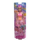 Mattel Barbie Dreamtopia - Eenhoornpop met roze haar en kleurrijke outfit 