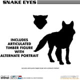 Mezco Toys G.I. Joe Light-Up Action Figure 1/12 Snake Eyes Deluxe Edition 17 cm Speelfiguur 