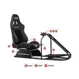 Next Level Racing GTRacer 2.0 Simulator Cockpit racing simulator Zwart