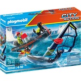 PLAYMOBIL City Action - Redding met poolzeiler met rubberen sleepboot Constructiespeelgoed 70141