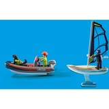 PLAYMOBIL City Action - Redding met poolzeiler met rubberen sleepboot Constructiespeelgoed 70141