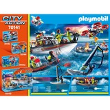 PLAYMOBIL City Action - Redding met poolzeiler met rubberen sleepboot Constructiespeelgoed 70141