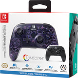 PowerA Enhanced Wireless Controller for Nintendo Switch with Lumectra - Galactic Vortex Lila