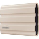 SAMSUNG Portable T7 Shield, 2 TB externe SSD beige, MU-PE2T0K/EU, USB-C 3.2 Gen 2 (10 Gbit/s)