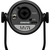SHURE MV7i Slimme Microfoon & Interface Zwart