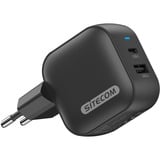 Sitecom 48W GaN Power Delivery Wall Charger Zwart