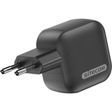 Sitecom 48W GaN Power Delivery wandoplader Zwart