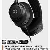 SteelSeries Arctis Nova 7 gaming headset Zwart, 2,4 GHz, Bluetooth, pc, Mac, PlayStation, Switch, Meta Quest 2, Smartphone