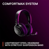 SteelSeries Arctis Nova 7 gaming headset Zwart, 2,4 GHz, Bluetooth, pc, Mac, PlayStation, Switch, Meta Quest 2, Smartphone