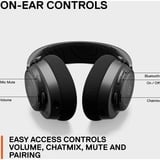 SteelSeries Arctis Nova 7 over-ear gaming headset Zwart, 2,4 GHz, Bluetooth, pc, Mac, PlayStation, Switch, Meta Quest 2, Smartphone