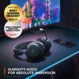 SteelSeries Arctis Nova 7 over-ear gaming headset Zwart, 2,4 GHz, Bluetooth, pc, Mac, PlayStation, Switch, Meta Quest 2, Smartphone