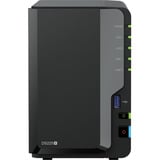 Synology DiskStation DS225+ incl. 2x HAT3300-4T 4 TB nas Zwart, 1x 1GbE LAN, 1x 2.5GbE LAN, 2x USB 3.2 Gen 1