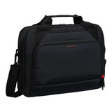 Targus 13-14” Classic EcoSmart Briefcase laptoptas Zwart/rood