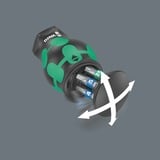 Wera Kraftform Kompakt Stubby Magazin 3, 6‑delig bitset Zwart/groen