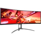 AOC AG493QCX 49" Curved Gaming Monitor Zwart, 144 Hz, DFHD, HDMI, DisplayPort, USB, Freesync Premium