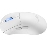 ASUS ROG Keris II Ace gaming muis Wit, 100 - 42.000 dpi, USB, 2,4 GHz, Bluetooth 5.1, RGB leds
