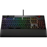 ASUS ROG Strix Flare II, gaming toetsenbord Gunmetal, US lay-out, ROG NX Red, RGB leds, ROG PBT