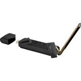 ASUS USB-AX56 AX1800 zonder standaard wlan adapter Zwart/goud