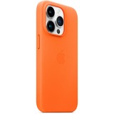 Apple Leren hoesje met MagSafe voor iPhone 14 Pro - Oranje telefoonhoesje Oranje