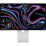 Apple Studio Display XDR - Glas met nanotextuur 27" 5K Ultra HD monitor Zilver, 2x USB-C, 2x Thunderbolt, 120 Hz, Webcam, Kantelbare en in hoogte verstelbare standaard