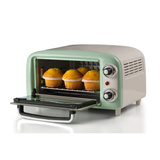 Ariete Vintage elektrische oven 3919/04 mini bakoven Groen, 10 liter