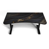 Arozzi Arena Gaming Desk - Black Gold Zwart/goud