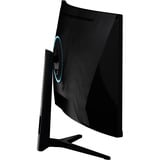 Arozzi Nova Curved 34" UltraWide gaming monitor Zwart, 165 Hz, 2x DisplayPort, 2x HDMI, Audio, Adaptive Sync