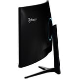 Arozzi Nova Curved 34" UltraWide gaming monitor Zwart, 165 Hz, 2x DisplayPort, 2x HDMI, Audio, Adaptive Sync