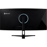 Arozzi Nova Curved 34" UltraWide gaming monitor Zwart, 165 Hz, 2x DisplayPort, 2x HDMI, Audio, Adaptive Sync